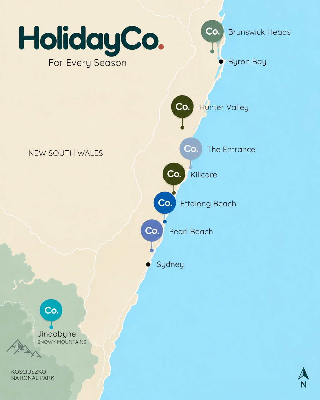HolicayCo Map